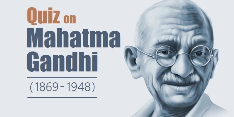 Online quiz on Mahatma Gandhi