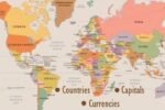 List of all Countries Capitals, Currencies and Continents