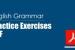 English Grammar Practice Exercises PDF