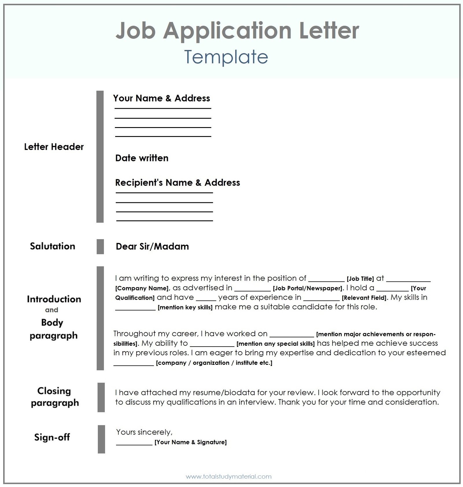 Job Applications- Format, Examples and Biodata--